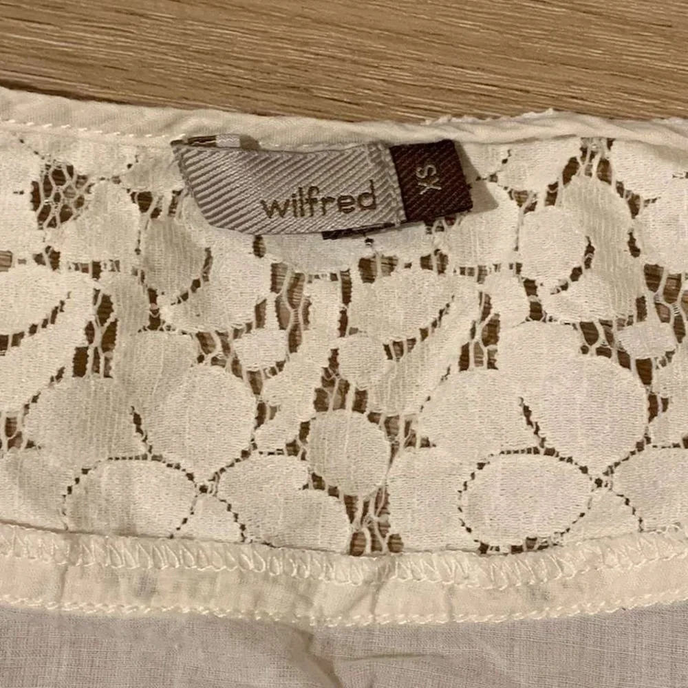 Wilfred Ivory Lace Accent Blouse - Picture 3 of 4